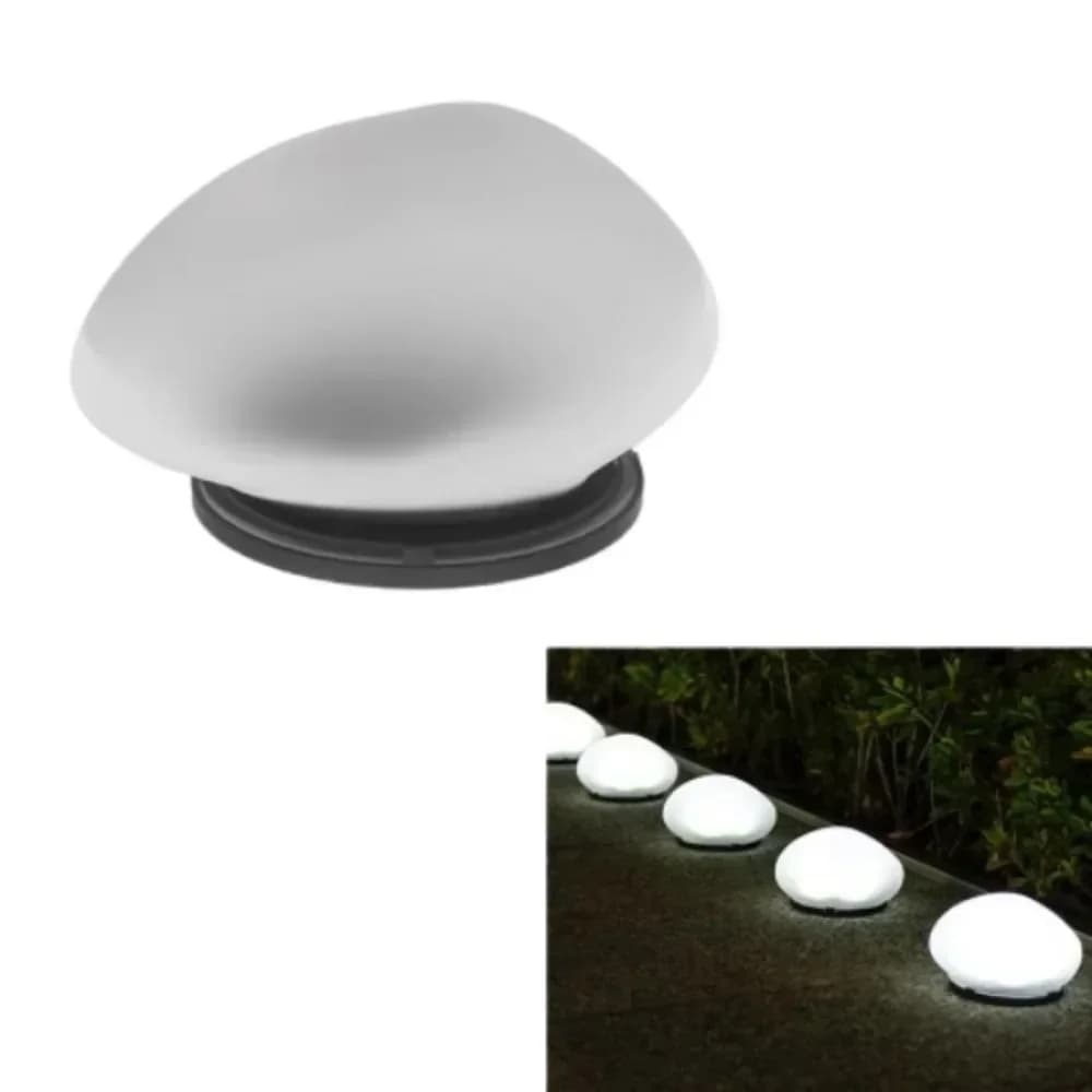 Luz de Jardim LED Solar à Prova d'Água em Formato de Pedra