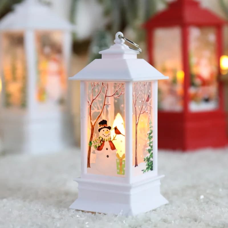 Lanterna LED Mini Retrô Luz Noturna, Tema Halloween
