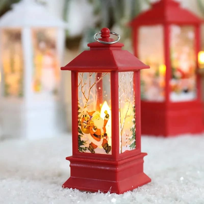 Lanterna LED Mini Retrô Luz Noturna, Tema Halloween