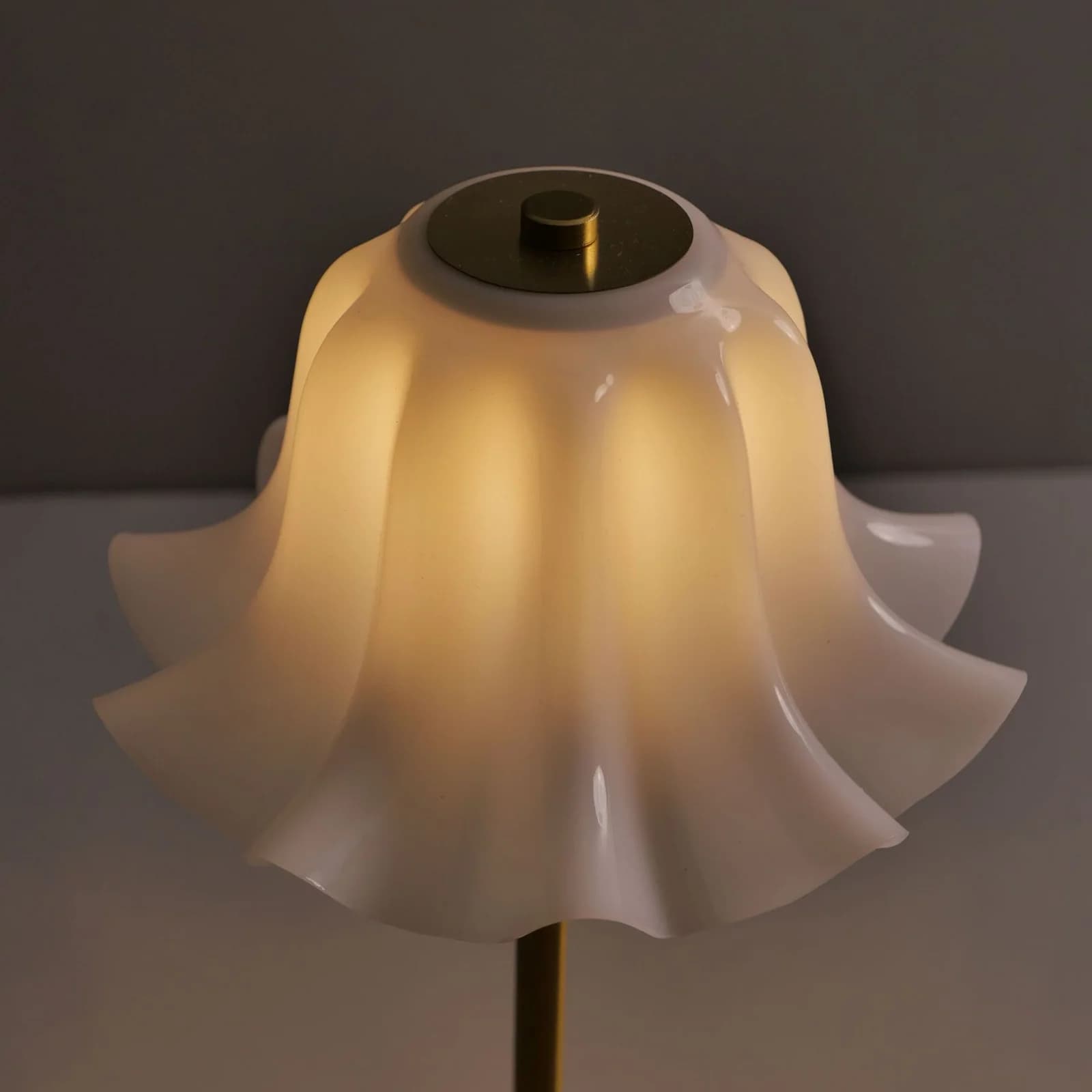 Luz Noturna Recarregável em Formato de Flor Tricolor