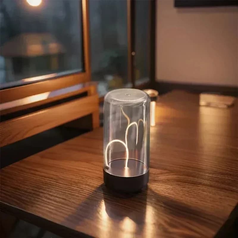 Luz Noturna Mini LED Filament Magnética Recarregável