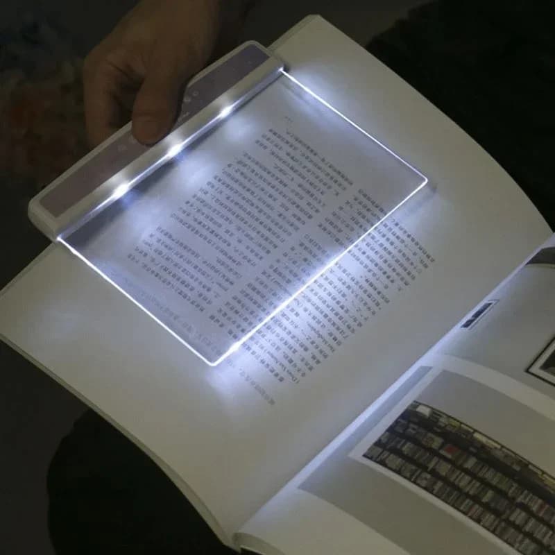 Luz de Livro LED Portátil a Pilha com Cuidado Ocular