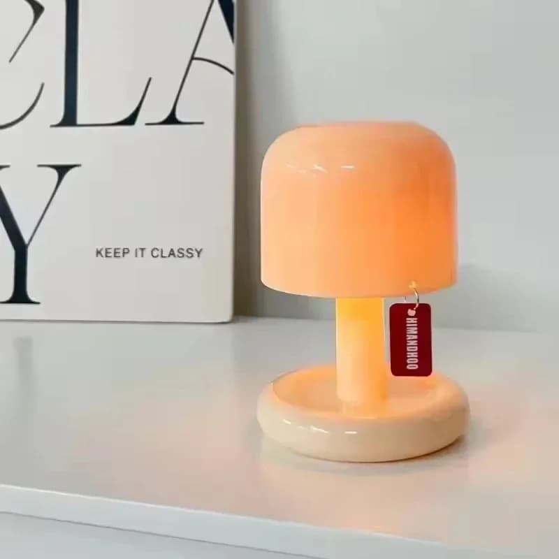 Luz Noturna LED Sunset Recarregável com Toque para Quarto